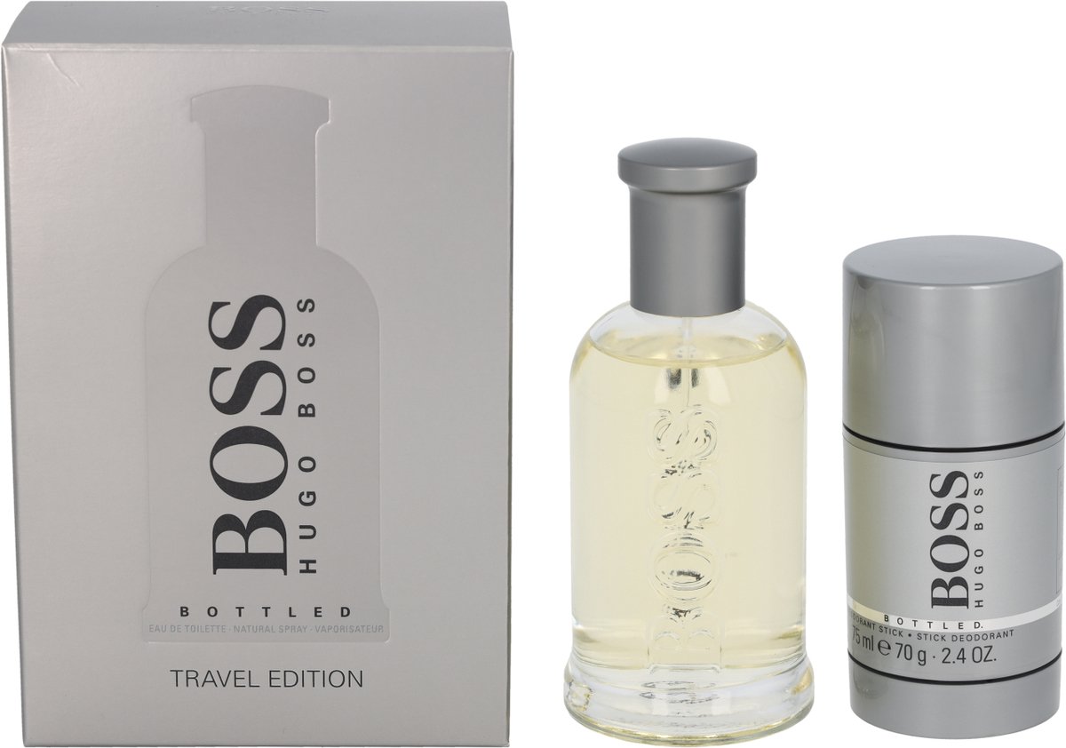 Hugo Boss Bottled Giftset - 100 ml eau de toilette spray + 75 ml deodorant stick - cadeauset voor heren – foto 2