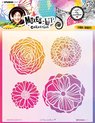 Mask stencil Floral quartet - ABM Mixed-up nr. 133