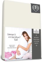 Bed-Fashion - Dubbel Jersey - Splittopper - 200 x 210 cm - Creme