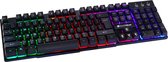 Silvergear Gaming Toetsenbord - RGB Led Gaming Keyboard - QWERTY - Regenboog Verlichting - Soft Button Systeem - Multimedia Toetsen