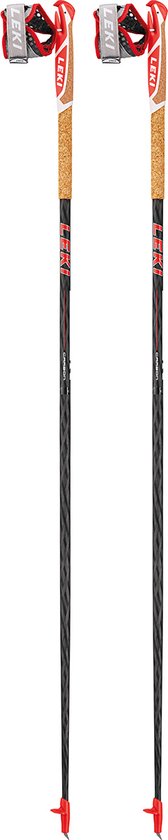 Leki Vertical K - Weiss rouge fluo - Taille Unisexe_135CM