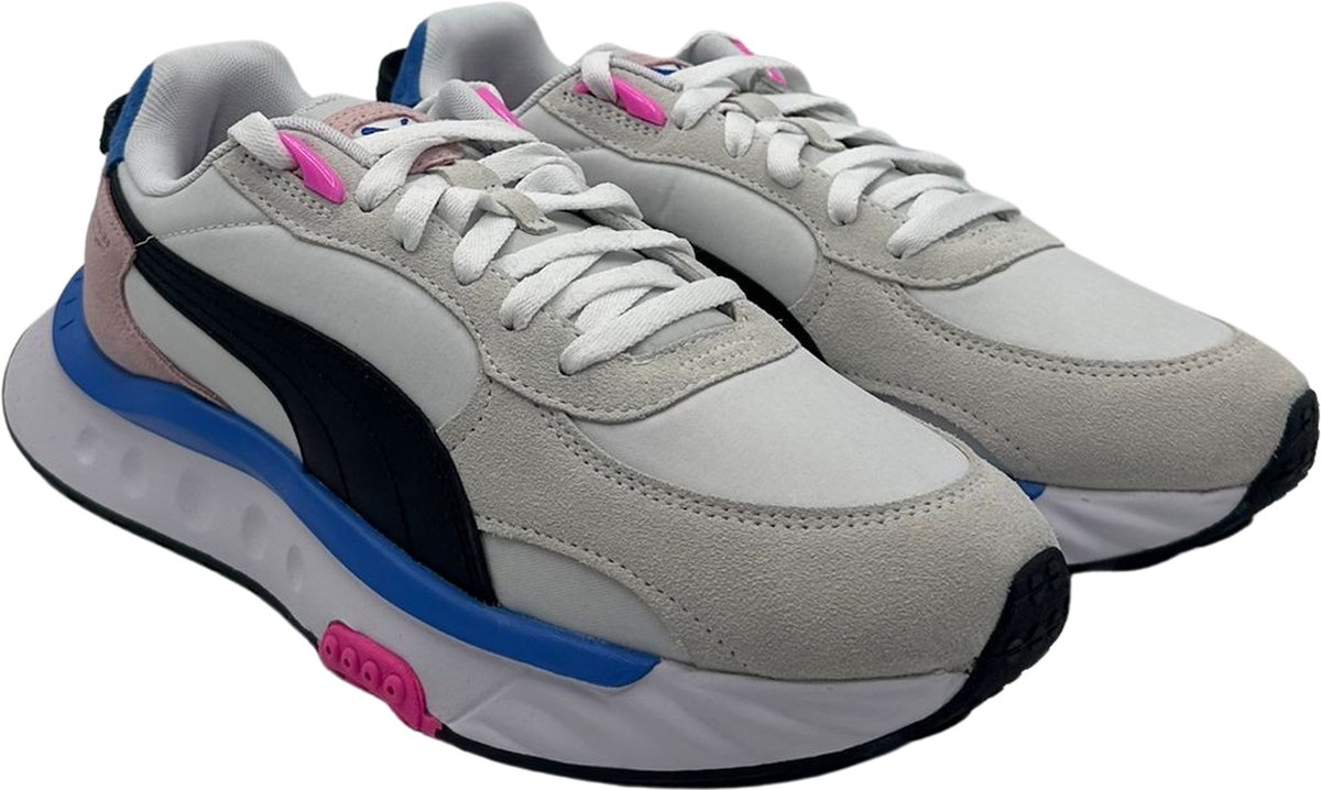 Wit/Roze/Blauw/Zwart