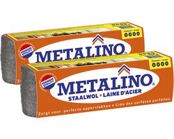 Metalino staalwol 0000 - 2 x 200 gram