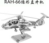 3D Metaal Model - modelbouw - Heilicopter - RAH66