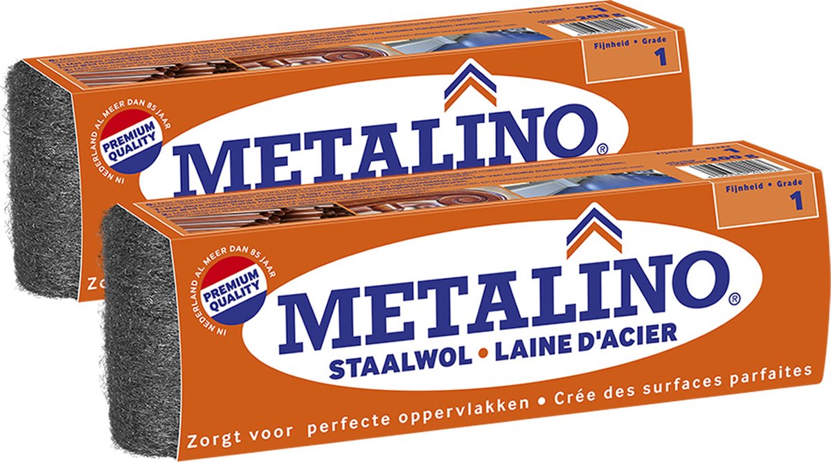 Metalino staalwol 1 - 2 x 200 gram