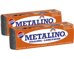 Metalino staalwol 1 - 2 x 200 gram