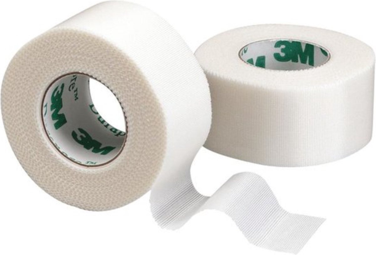 Micropore chirurgische tape 3M 1,25 cm x 5 m wit, met een dispenser