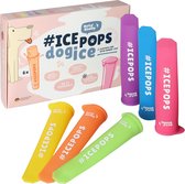Moule en silicone BeG Buddy ICEPOPS pour faire des glaces - 6 pièces - Différentes couleurs - Silicone sans BPA