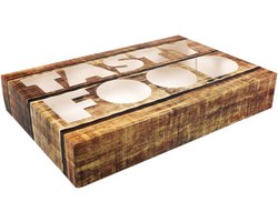 Partydoos/ cateringdoos Tasty Food 45x32x8cm 10 stuks