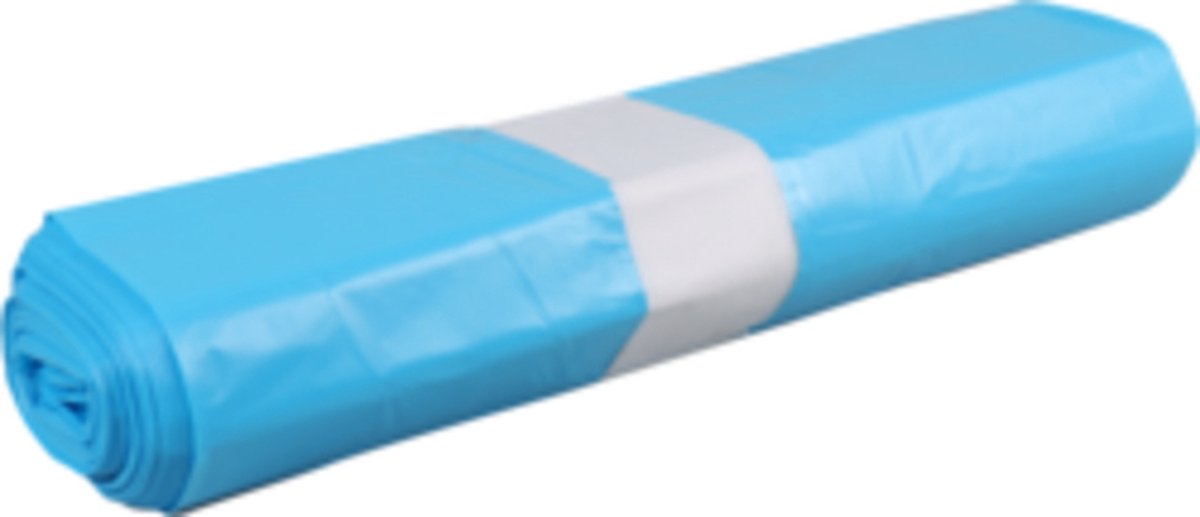 PowerSterko Afvalzak - Gerecycled LDPE - 80x110cm - T70 - blauw - 200 stuks