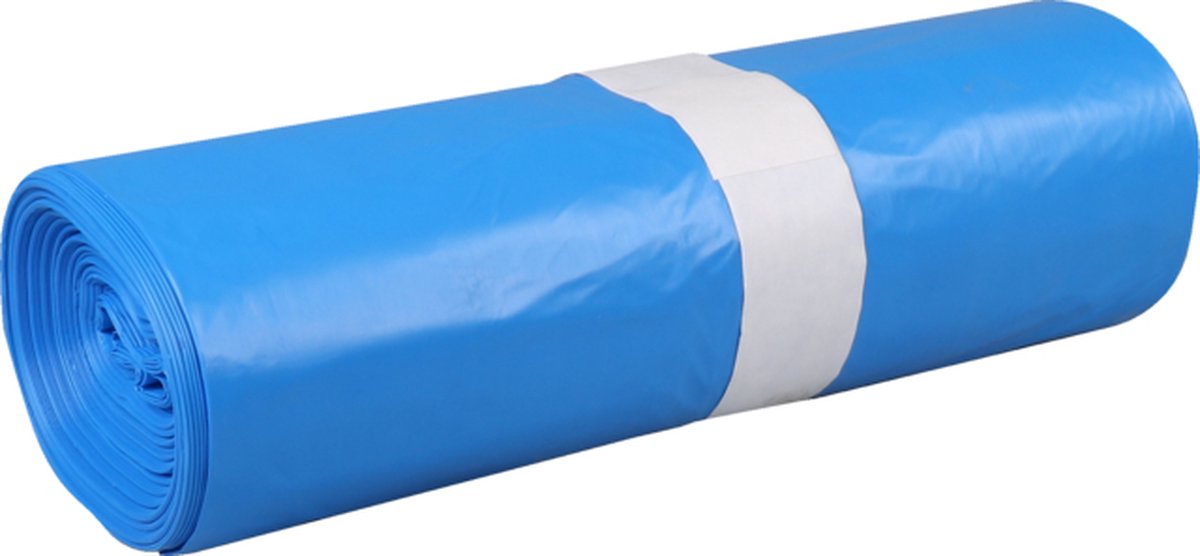 PowerSterko Afvalzak - HDPE - 90x110cm - T30 - blauw - 250 stuks