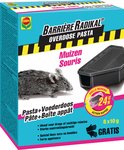 Barriere Radikal Overdose Pasta 24H Muizen - droge en vochtige ruimtes - snelle werking 24 uur - met voederdozen - 8 x 10 g