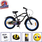 Vélo pour enfants Volare Batman - 18 pouces - Zwart - Avec casque de vélo et accessoires