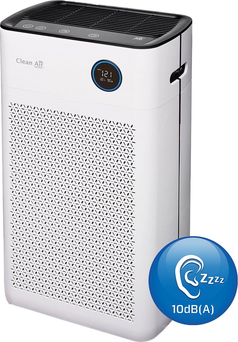 Clean Air Optima® CA-510Pro - Intelligente HEPA UV-C Ionisator Luchtreiniger - Ultrastille Werking