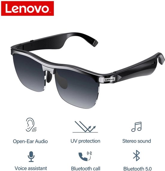 Lenovo MG10 Smart UV Bril Bluetooth tot 6 uur speeltijd