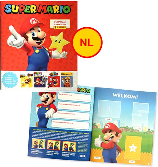 Panini Super Mario Sticker Collection Now Available, 56% OFF