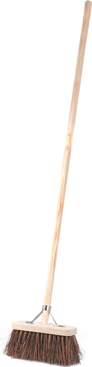 Talen Tools - Bezem - 28 cm - Natuurvezel haren - Steel 140 cm van Talen Tools — afbeelding 5
