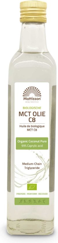 Mattisson - Biologische MCT Olie C8 - 500ml