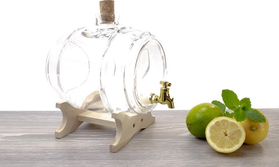 DISTRIBUTEUR DE BOISSONS Citron Avec Robinet 5 Litre D'Eau