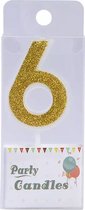 Cijferkaars Goud Glitter #6