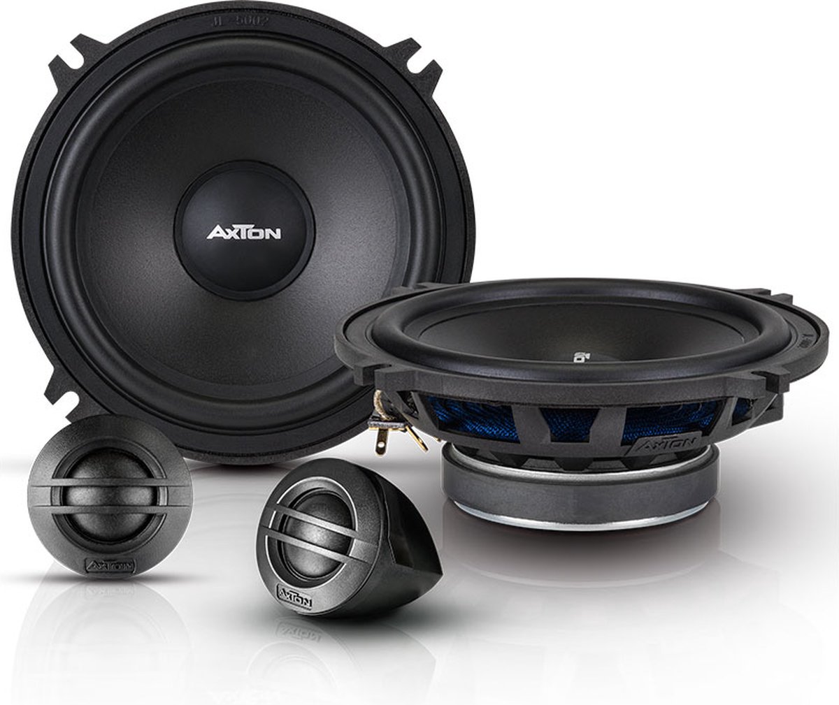 Axton ATC130S - Autospeakers - 13cm luidspreker - 2weg composet - 110 Watt - 130mm speakers - ondiep - shallow
