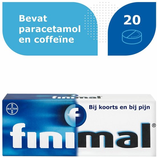 Finimal Tabletten - Pijnstillend en koortsverlagend - Paracetamol en ...
