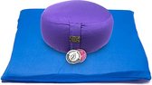 Bol.com Meditatie SET paars/ blauw biokatoen aanbieding