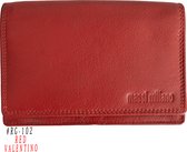 Massi Miliano Portefeuille Femme Cuir Nappa Rouge - (MMRG-102-36) -