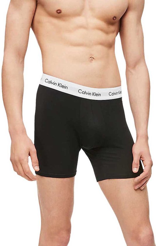 Calvin Boxershorts 3-pack zwart-wit maat M