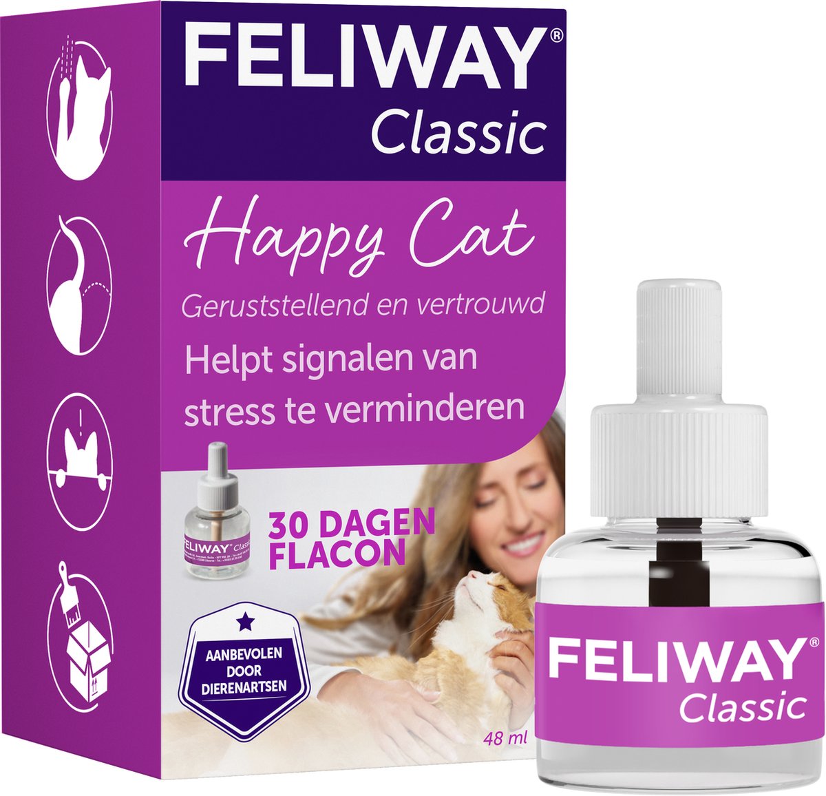 Feliway Classic - Navulling - 48 ml - Anti-stress Kat - Feliway