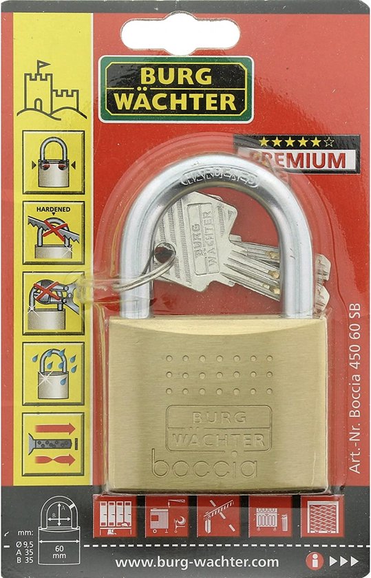 Burg Wächter - cadenas Boccia - 450 60 SB