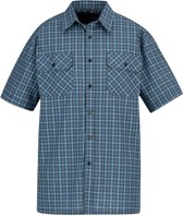 STØRVIK Farsund Cotton Work Shirt Men - Chemisier de bûcheron - Taille L - Blauw