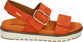 Mephisto BELONA VELCALF PREMIUM - Volwassenen Sandalen met hak - Kleur: Oranje - Maat: 40