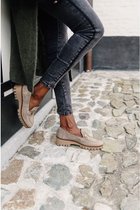 Jhay Dames Moccasin Taupe TAUPE 37