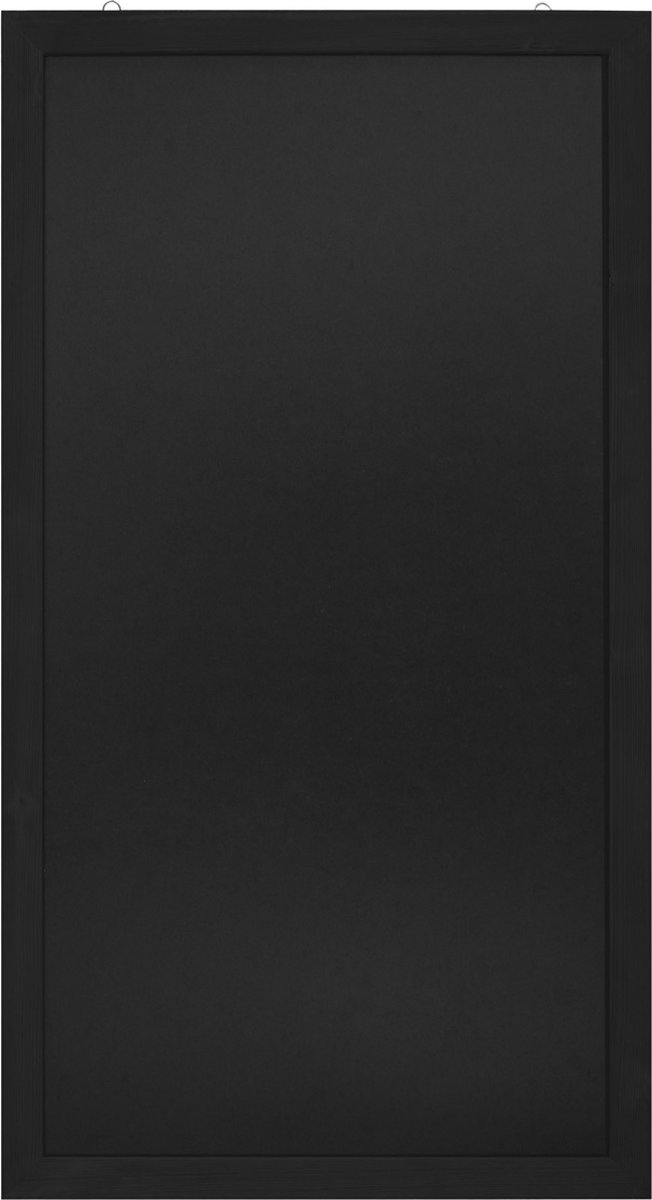 Europel krijtbord met lijst – muurdecoratie – tekenbord - zwart - 60x110cm