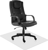 ValeDelucs Tapis de chaise de bureau PVC - Protecteur de sol Chaise de bureau - Tapis de sol protège sols durs - 90x130 cm - Transparent