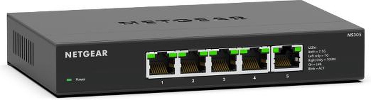 NETGEAR MS305 - Netwerk Switch - Unmanaged - 2,5 Gbps - 5 poorten