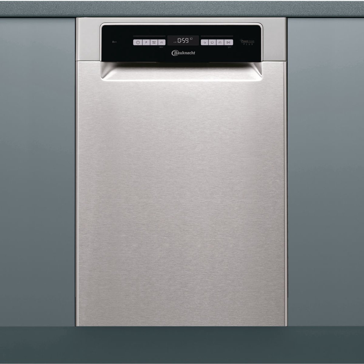 Bauknecht | BSUO 3O23 PF X | onderbouw vaatwasser | 45 cm | RVS