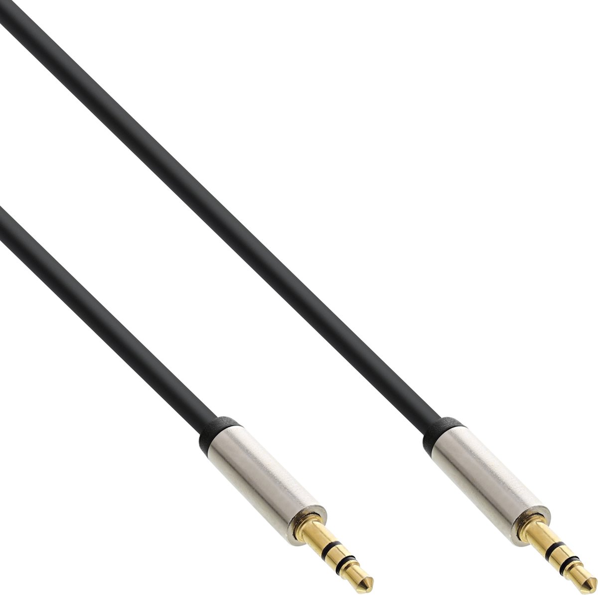 Premium 3,5mm Jack stereo audio slim kabel - 5 meter