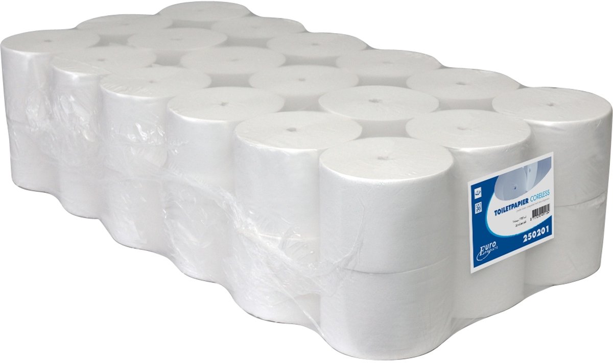 Toiletpapier | 1- laags Coreless | 36 x 1400 vellen