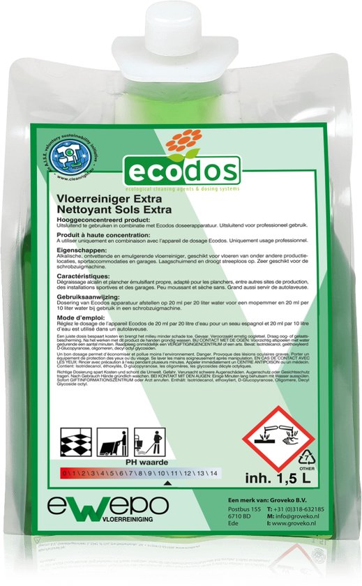 Ewepo Ecodos Easy vloer extra 2x1,5 L. | bol