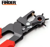 FINDER Revolvertang - Gaatjestang voor riem - Ponstang - Gatentang - Holpijptang - 2-4,5 mm