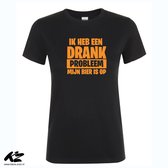 Klere-Zooi - Drankprobleem [Oranje Editie] - Dames T-Shirt - 3XL