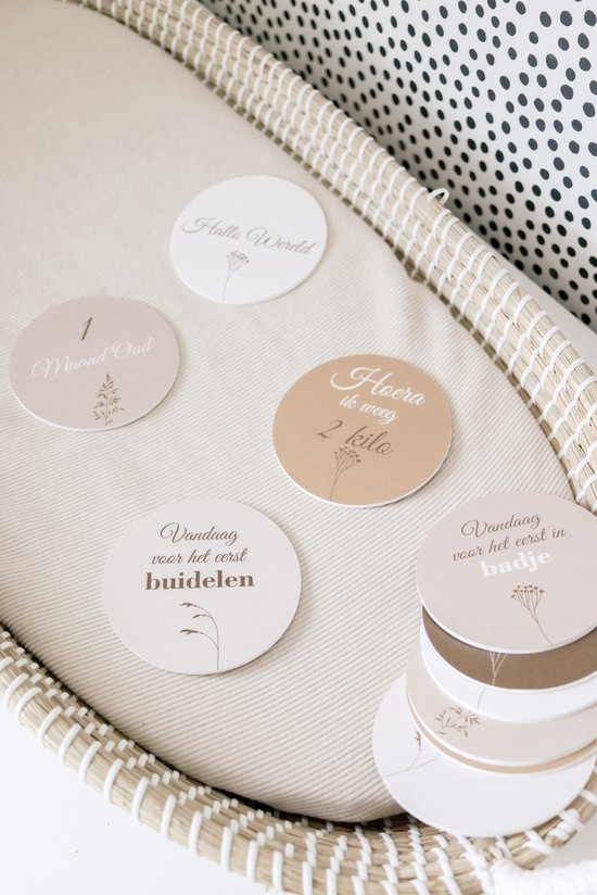 Mijlpaalkaarten prematuur baby - Mijlpaalcirkels - Newborn - Milestone kaarten - Baby - Zwanger - Geboorte cirkels van Mi — afbeelding 3
