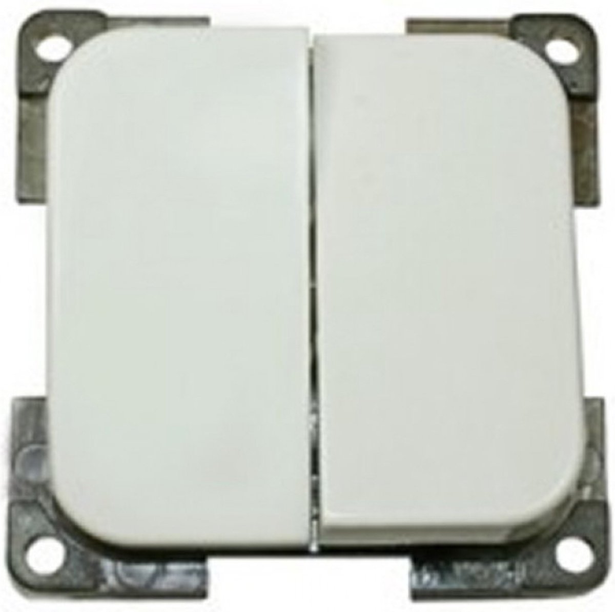 Presto Wipschakelaar Dubbel Inbouw Wit S-10.000