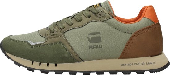 G-Star Raw - Sneaker - Male - Olive - Orange - 45 - Sneakers
