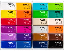 foto van FIMO soft - ovenhardende boetseerklei - colour pack - 24 basic colours