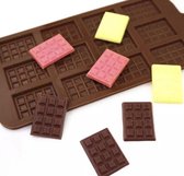 Akyol - Mini chocolade reepjes vorm - Siliconen vorm voor kleine chocoladerepen / snoepjes - Holy Moldy