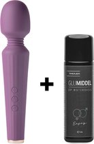 Time 4 Joy® Vibrators voor Vrouwen - Luxe Wand Vibrator - Sex toys - Clitoris Stimulator - Wand Massager - Inclusief spannend E-book - Inclusief Opbergzakje - Paars - Inclusief Glijmiddel op Waterbasis 100ML - 1 maand gratis Rouze