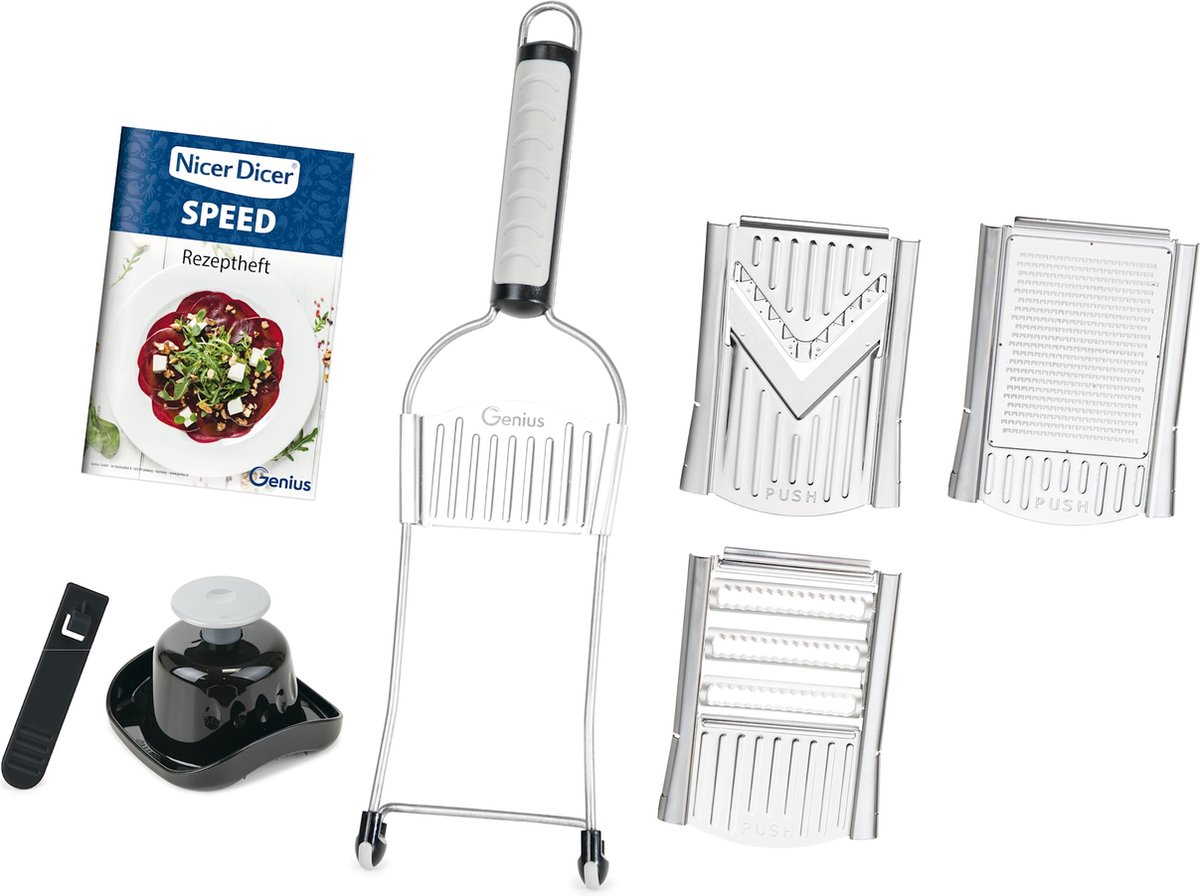Genius 7-delige multisnijder Nicer Dicer Speed